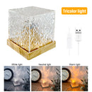 Water Flowing Table Lamp Northern Aurora Nightlight Kids Bedroom Relaxing Mood Lighting Wave Projector Lamps 