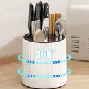 Rotation Knife Holder Stand Multifunctional Rotating Knives Stand