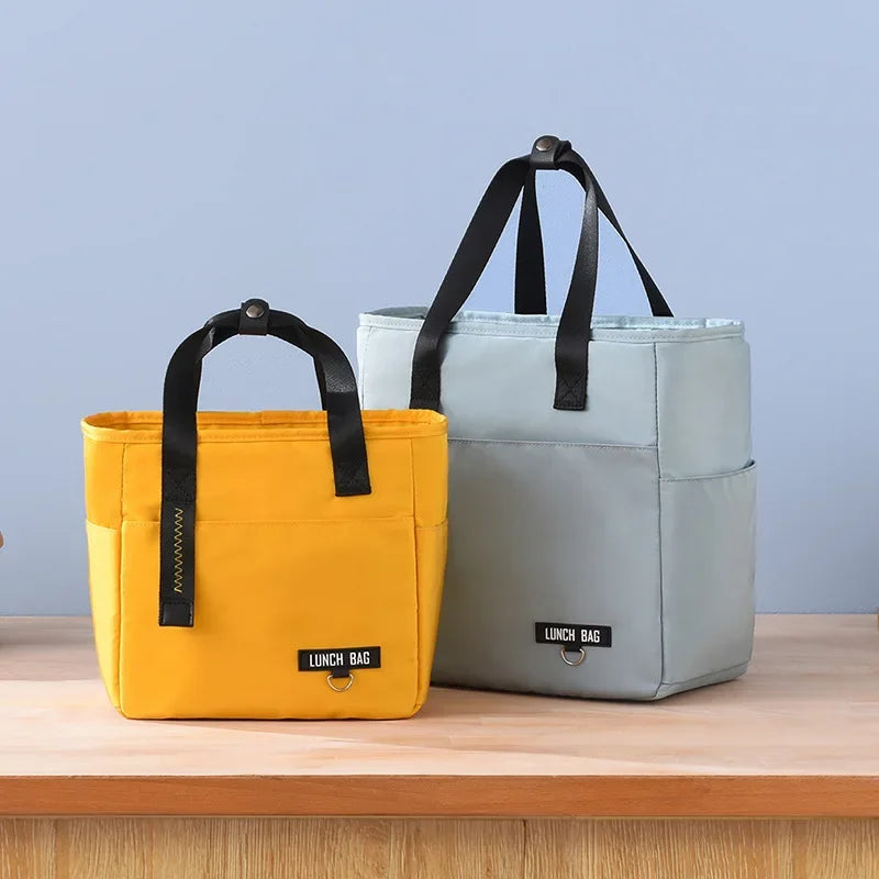 Insulated Bento Lunch Box Thermal Bag Large Capacity Food Zipper Storage Bags