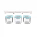 CupboardStore Airtight Easy Pour Food Container Set with Undershelf Hanger