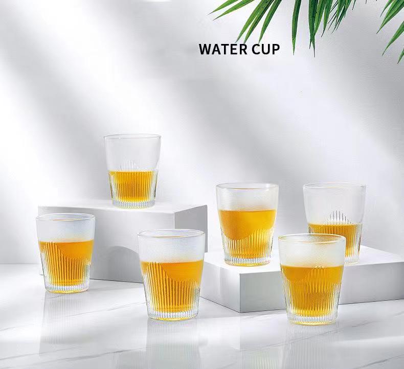 Bailock Simple Lead-Free Water Glass Tumbler - Set of 6 - 275ml