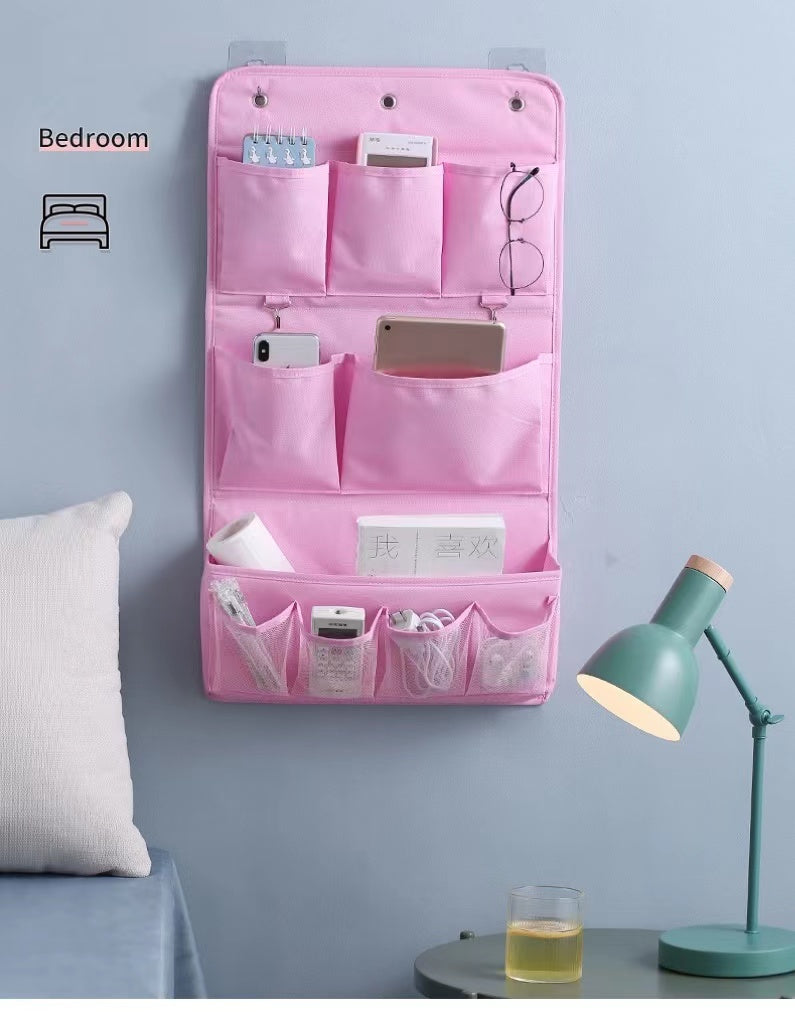 Wall Door Hanging Storage Organizer Multi-Pocket Sundries Storage Bag