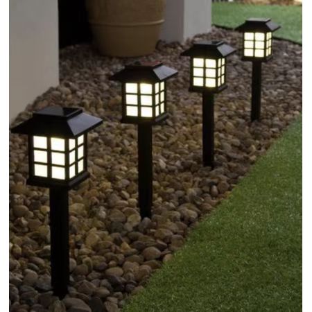 Solar Garden Waterproof Decorative LED Light, Pack of 6