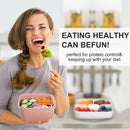 1.5L BPA Free Multi-Compartment Salad On-the-Go Bento Box Lunch Box