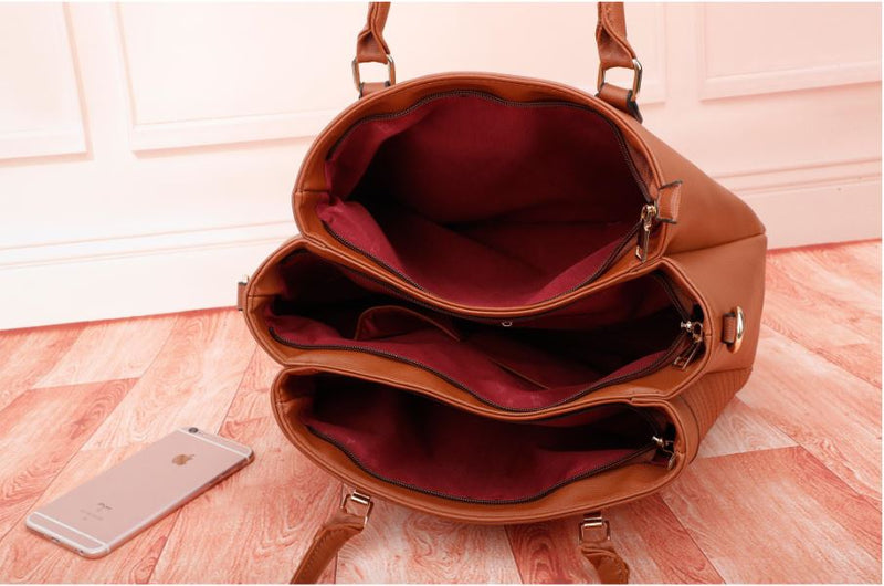 Women's Tote PU Leather Handbag