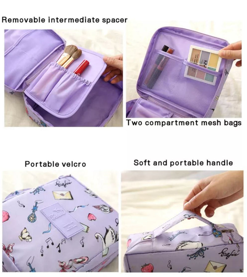 Multi-functional Waterproof Travel Cosmetic Organizer Bag Toiletries Bag