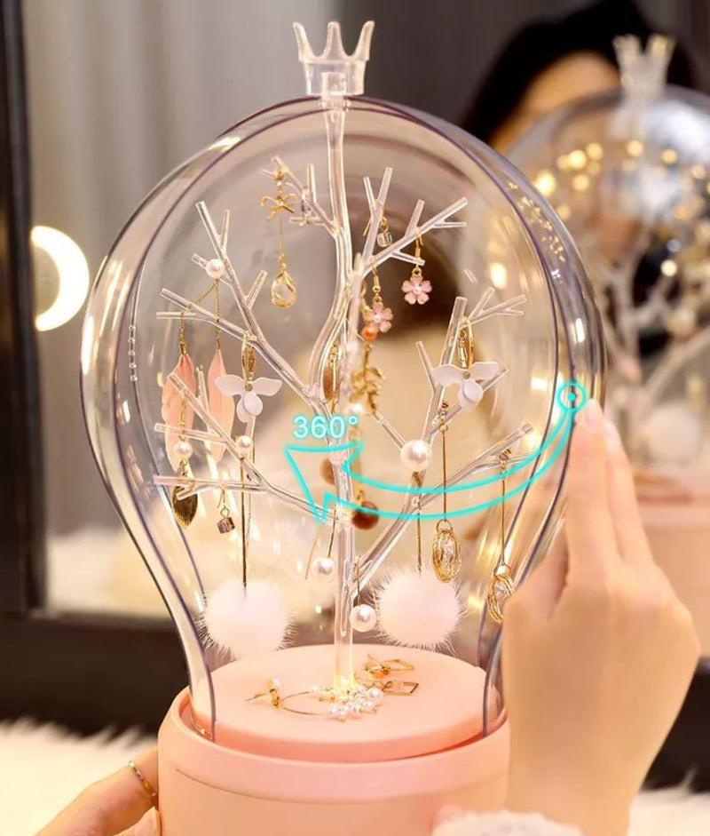 Chic Jewelry Organization Kawaii Fairy Tale Lightbulb Cute Jewelry Display Box