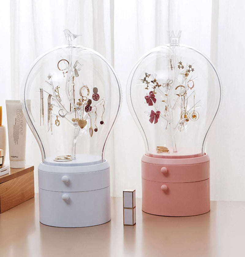 Chic Jewelry Organization Kawaii Fairy Tale Lightbulb Cute Jewelry Display Box