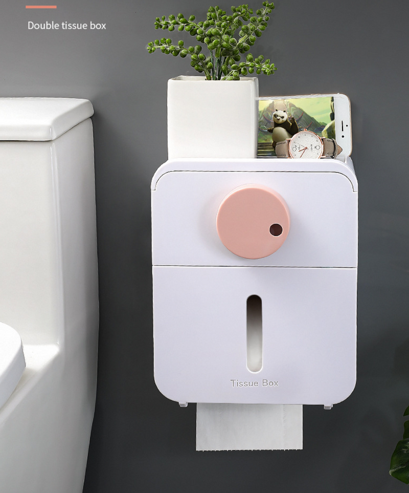 Creative Bathroom Household Tissue Box Toilet Paper Storage Box