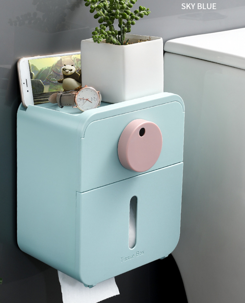 Creative Bathroom Household Tissue Box Toilet Paper Storage Box
