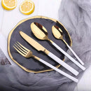 4Pcs/set Cutlery Set Stainless Steel Dinnerware