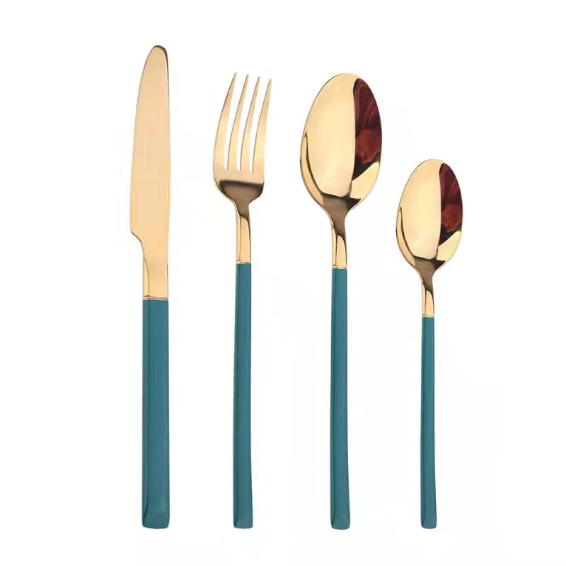 4Pcs/set Cutlery Set Stainless Steel Dinnerware