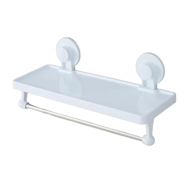 Non-Drilling Bathroom Shelf Vanity Storage Towel Rack