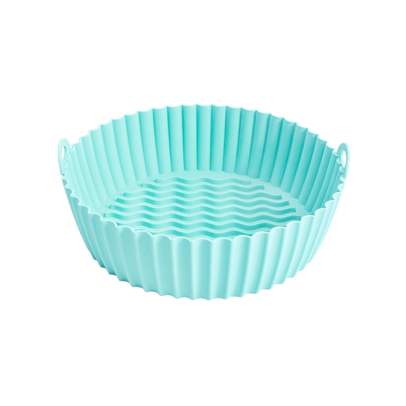 8 Inch Silicone Air Fryer Basket Reusable Air Fryer Silicone Liner