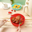 8 Inch Silicone Air Fryer Basket Reusable Air Fryer Silicone Liner