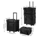 2 in 1 Pro Makeup Artist Trolley Case Multifunction Cosmetic Beauty Trolley