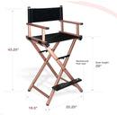 Bellade Professional Aluminium Frame Fold-able Makeup Director Chair