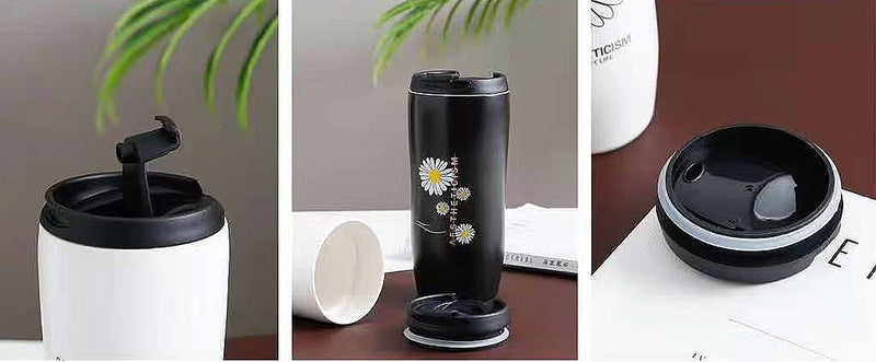 Flower Ceramic Travel Mug