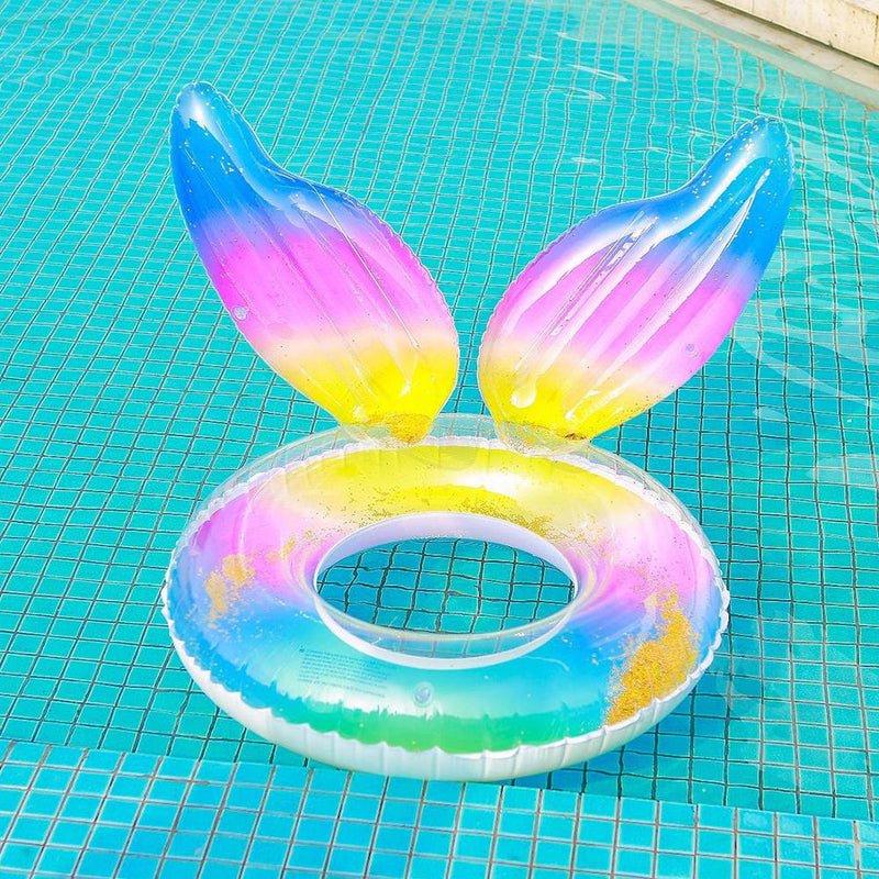 Sequin Rainbow Mermaid Swimming Ring