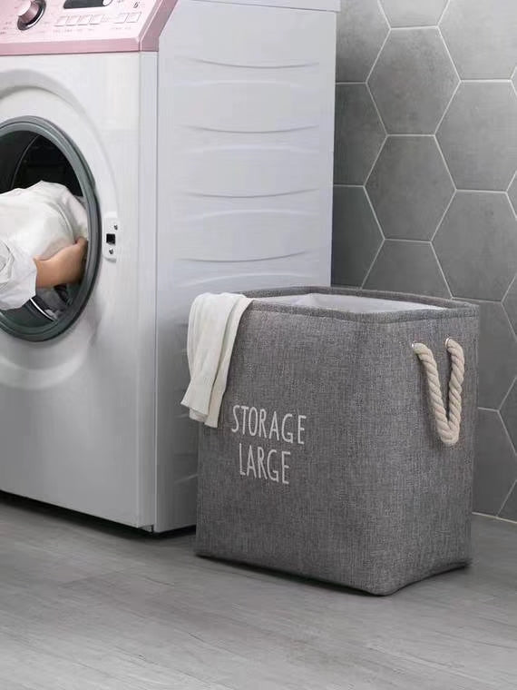 Foldable Large Storage Laundry Basket Clothes Storage Basket