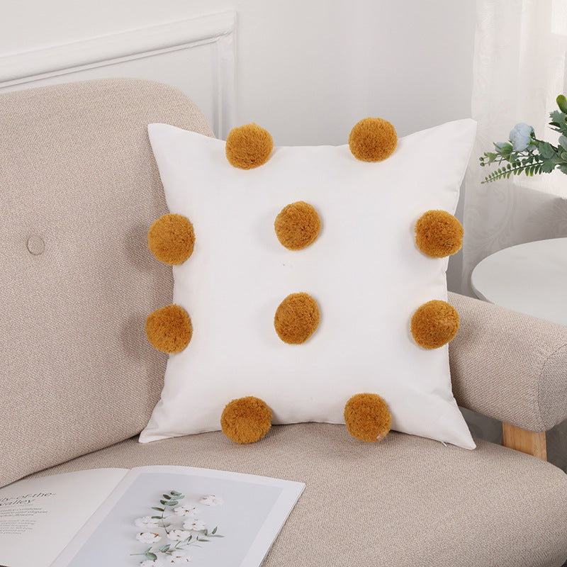 Pom Pom Decorative Cushion